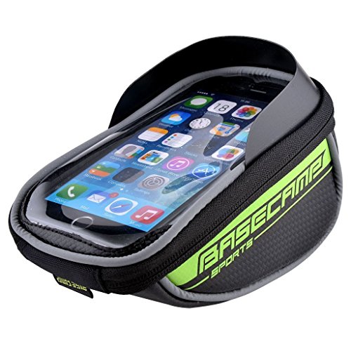 Allnice® U Type Design 5.5'' Waterproof Toucscreen Dual Zipper 2.5L Capacity Mountain Bike Road Bicycle Cycling Front Frame Bag Tube Pannier Saddle Bag Fit for iPhone 6 Plus / iPhone 6 / Galaxy Note2 / Galaxy S5 and etc