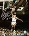 John Starks Autographed/Hand Signed New York Knicks 16x20 Photo (White Jersey)