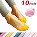 DRSKIN @10pair set Women Girls No Show Socks Silicone Invisible Low banding 10Color