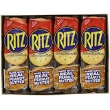 Ritz Crackers, Real Peanut Butter, 1.38 Ounce (Pack of 8)