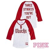 Arizona Diamondbacks Victoria's Secret PINK&Atilde;&macr;&Acirc;&iquest;&Acirc;&frac12; Raglan Henley Baseball Tee