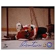 Autographed Bernie Parent 8x10 Photo Inscribed "HOF 84"