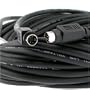 Eforcity Black 50 Foot S-Video 4 pin DIN Male to 4 pin DIN Male Cable