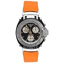 Tissot Men's T-Race Chronograph Orange Rubber Strap Watch #T0114171705101