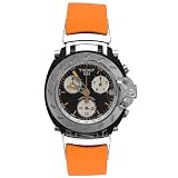 Tissot Mens T-Race Chronograph Orange Rubber Strap Watch #T0114171705101 by Tissot