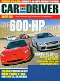 Car And Driver Magazine, March 2009, Single Issue