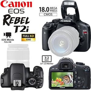 Canon EOS Rebel T2i Digital camera with Lenses Kit