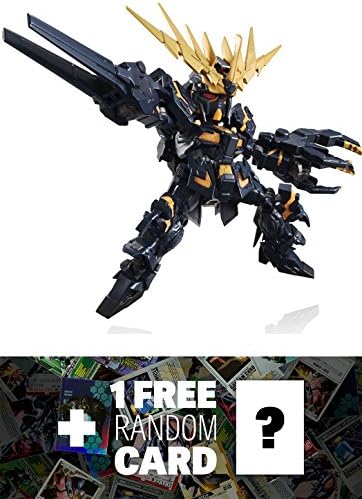 RX-0 Unicorn Gundam 02 Banshee (Destroy Mode): Gundam x NXEDGESTYLE Action Figure Series + 1 FREE Official Japanese Gundam Trading Card Bundle (NX-0016)