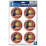 Indiana Pacers Official Logo 6 Magnet Set