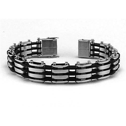 Stainless Steel Men's Bracelet - 8.5 Inches