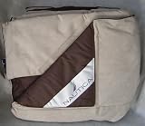 Nautica Chocolate/Beige Twin Comforter Set