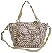 Coach Brown Coated Canvas Small Leah Signature Purse