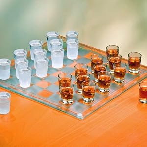 Shot Glass Checkers Drinking Game