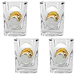 Buffalo Sabres 4pc Square Shot Glass Set NHL Hockey