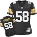 Reebok Pittsburgh Steelers Jack Lambert Women's Throwback Premier Jersey-Size: Small