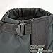 Black Crystal Hiking Gaiters Waterproof Breathable Nylon Women's Black Size Small
