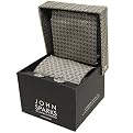 Boston Traveler JS Series Handmade Tie Gift Set - Silver