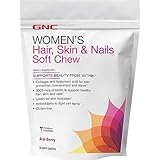 GNC Women's Hair, Skin & Nails MultiVitamin Chew Acai Berry 60 Vitamin Chews