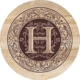 Monogram: H - Thirstystone Sandstone Coaster Set