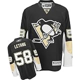 Reebok Pittsburgh Penguins Kris Letang Premier Home Jersey Medium