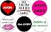 Set of 6 AVON 1.25 MAGNETS (makeover skin care sales rep)