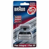 Braun 5000/6000FC- XP 31B Flex Integral Foil/Cutterblock Replacement Pack, Black