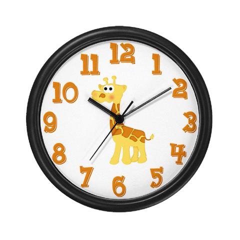 Giraffe Animals Wall Clock by CafePress