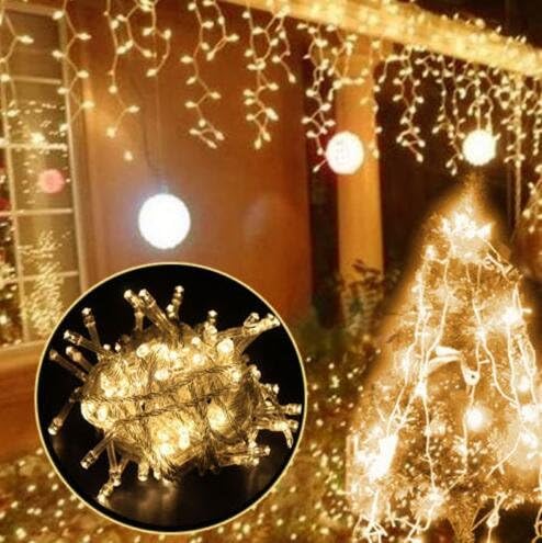 10m 100 Led String Fairy Lights Christmas Wedding Party Xmas Warm White LED Light