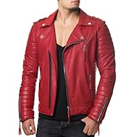 Prestige Homme Herren Jacke Kunst Leder ...