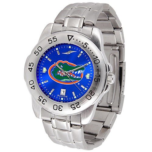 Florida Gators Men’s Anochrome Sport Watch with Stainless Steel Band