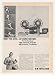 1963 Ralph Kiner Keystone K-104AR Movie Projector Print Ad
