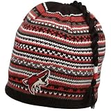 Reebok Phoenix Coyotes Black Northern Lights Tassel Knit Beanie