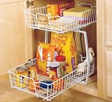 ClosetMaid 3609 2 Tier 14-Inch Kitchen Cabinet Organizer, White