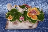 Capodimonte Doves and Flower Centerpiece