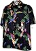 Parrots Leis Ukes and Beer Parrot Head Hawaiian Shirt