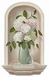 Hydrangea Niche Wall Mural