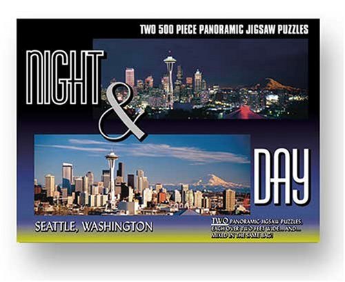 51Hobnd1H7L Night & Day City Puzzle   Seattle