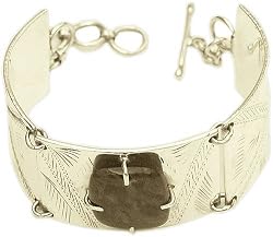Silver link Braclelet for Women (brclt137)