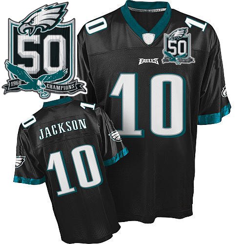 Philadelphia Eagles 10 Desean Jackson Black Jerseys Authentic Football Jersey Size 48-56 (Please Select the Size When You Order, Can Do Drop Shipping)