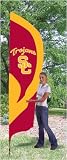NCAA USC Trojans Tall Team Flag W/Pole.