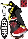 Skateboarder - Easy Stick Vinyl Wall Art Decal