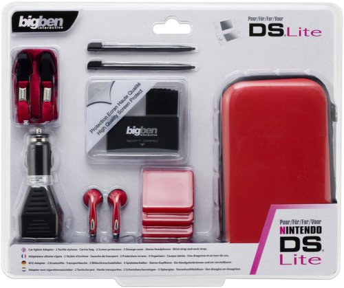 Nintendo DS lite - Travel Pack [Crimson red]