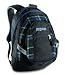 JanSport Trinity Backpack (Black/Blue Streak Perry Plaid)