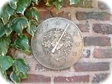 Bronze Effect Thermometer and Clock
