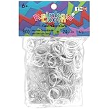 ~Brand New~ Rainbow Loom Clear Jelly Rubber Bands Refill + C-clips