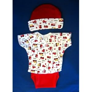 Red Rescue Team Diaper Set