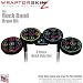 Kearas Peace Signs on Black Skin by WraptorSkinz fits Rock Band Drum Set for Nintendo Wii, XBOX 360, PS2 & PS3 (DRUMS NOT INCLUDED)