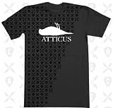Atticus Clothing Mens BIRDS AND PICS T Shirt - Charcoal