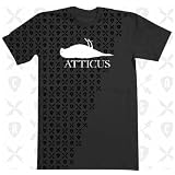 Buy Atticus Clothing Mens BIRDS AND PICS T Shirt - Charcoal by Atticus