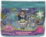 Polly Pocket Totally Trendy Pets Snow Very Cute Lila Playset